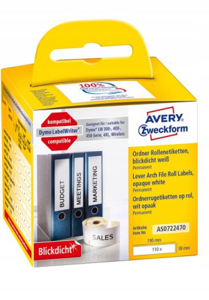 Etykieta DYMO 38 x 190mm - zamiennik AVERY