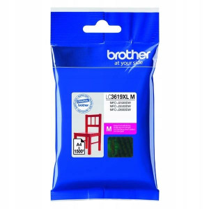 Tusz czerwony, oryginalny BROTHER LC-3619XLM