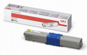 Toner żółty, oryginalny Oki C310/330/510/530