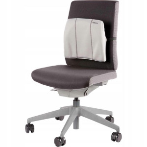 Podpórka pod plecy FELLOWES SLIMLINE szara