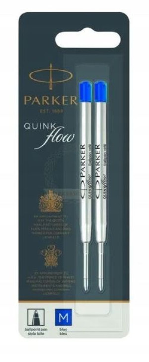 Wkład do dług. PARKER QUINKflow M niebieski a'2