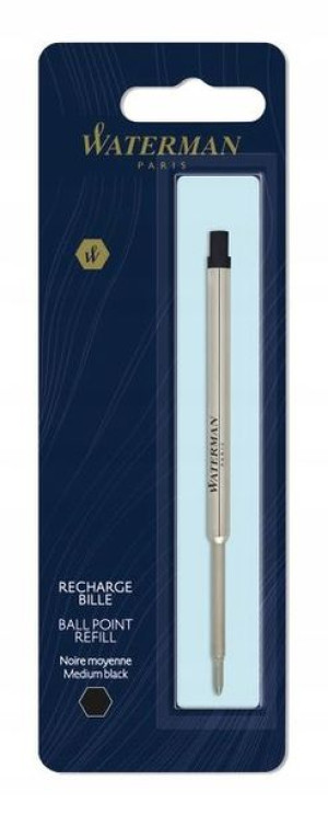 Wkład do dług. WATERMAN M standard czarny a'1