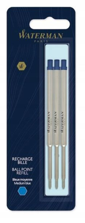 Wkład do dług. WATERMAN M standard niebieski a'3