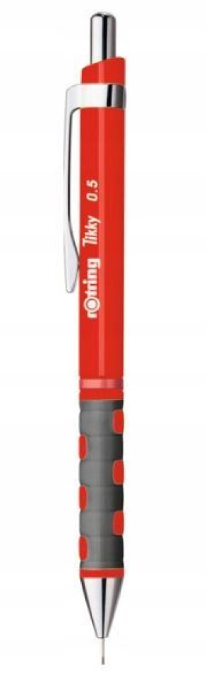 Ołówek autom. ROTRING Tikky III, 0.5 mm, czerowny