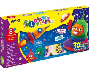 Masa Ciasto-Plasto AMOS IC8P 8 kolorów