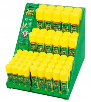 Klej w sztyfcie AMOS Display 62 szt.