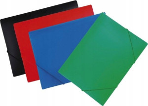 Teczka z gumką PP PANTA PLAST Focus czarna