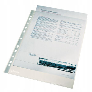 Koszulki krystaliczne A4 105µm ESSELTE 100szt.