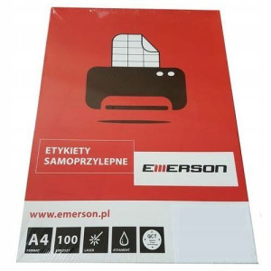 Etykiety uniwersalne EMERSON 85x50 mm
