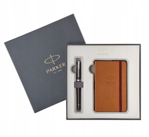 Zestaw PARKER Pióro wieczne Urban Ebony CT + notes