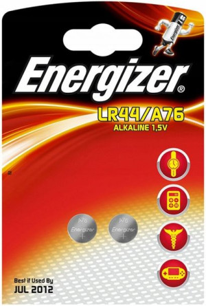 Baterie A76 (LR44) ENERGIZER 2szt.