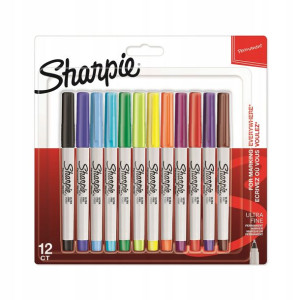 Marker permanentny Sharpie UltraFine zestaw 12 szt