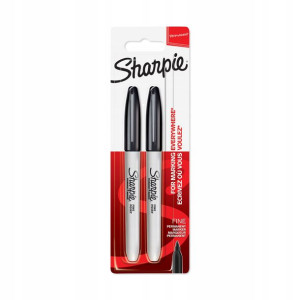Marker permanentny Sharpie Fine czarny 2 szt.