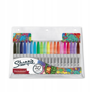 Marker permanentny Sharpie Fine zestaw 20 szt.
