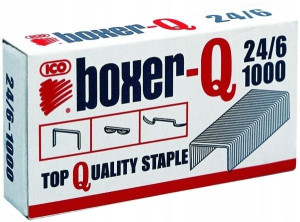 Zszywki 24/6 ICO BOXER 1000 szt.