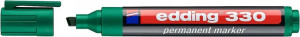 Marker permanentny EDDING 330 zielony ścięty