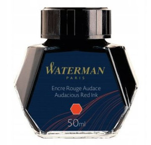 Atrament do piór WATERMAN czerwony 50ml