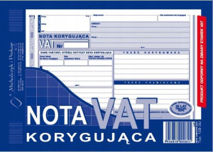 Nota korygująca A5 M&P 108-3E