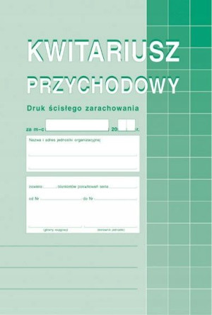 Kwitariusz przychodowy A5 M&P 400-3