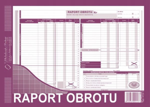 Raport obrotu A4 M&P 413-1