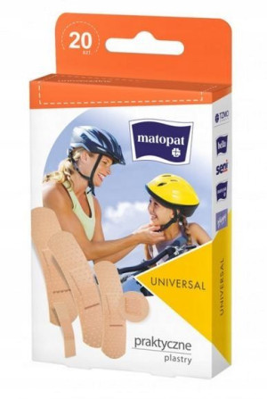 Plastry z opatrunkiem Universal uniwersalne 20szt.