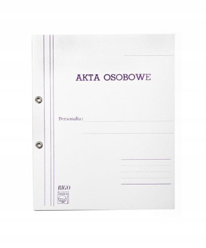 Teczka do akt osob. karton. oczkowa ABCD BIGO