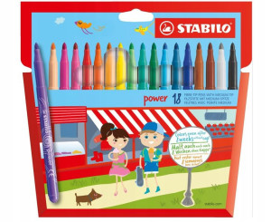 Pisaki STABILO POWER 18 kolorów