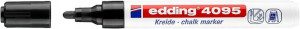 Marker kredowy Edding 4095 czarny okr.