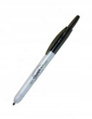 Marker permanentny Sharpie automatyczny czarny okr