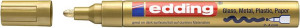 Marker olejowy Edding 750 złoty okr.