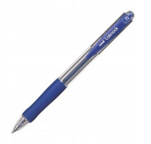 Długopis automatyczny Uni SN-100 Laknock niebieski