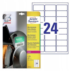 Etykiety polietylenowe ultra resistant Avery Zweck