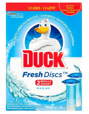 Krążek żelowy do WC Duck Fresh Discs - zapas 2 szt
