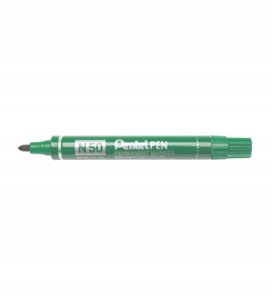 Marker permanentny Pentel N50 zielony okr.