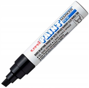 Marker olejowy Uni PX-30 czarny 4-8,5mm ścięty