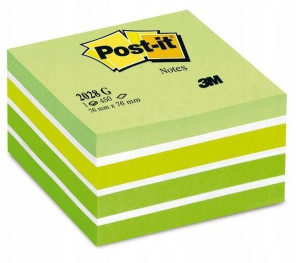 Karteczki POST-IT 76x76mm akwarelowe