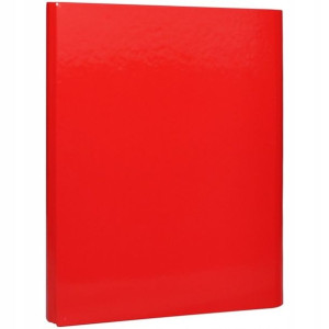 Teczka karton. OFFICE PRODUCTS A4 z rzepem czerw.