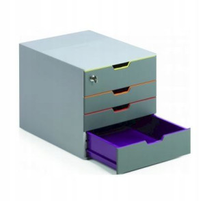 Szafka plastikowa DURABLE Varicolor 4 szuflady