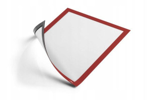 Ramka magnetyczna DURAFRAME A4 czerwona 5szt.