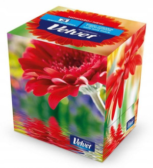 Chusteczki higieniczne VELVET Cube 60szt.
