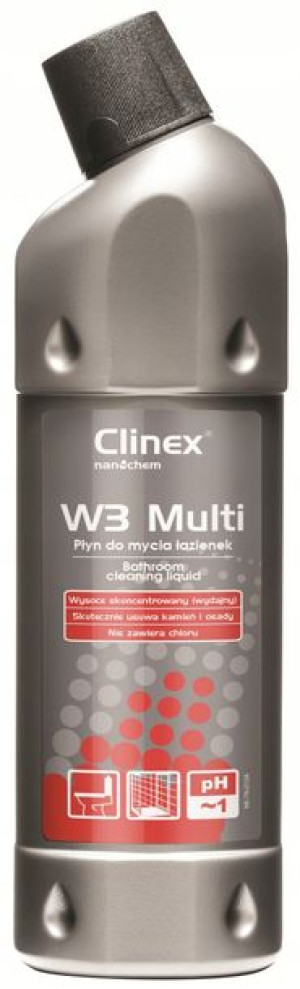 Płyn do mycia sanitariatów CLINEX W3 Multi 1L