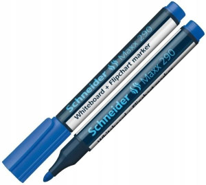 Marker do tablic SCHNEIDER 290 niebieski okr.