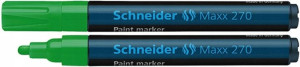 Marker olejowy SCHNEIDER 270 zielony 1-3mm okr.