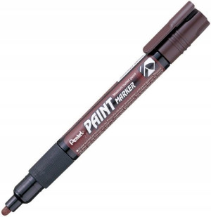 Marker olejowy PENTEL MMP20 brązowy 2-3mm okr.