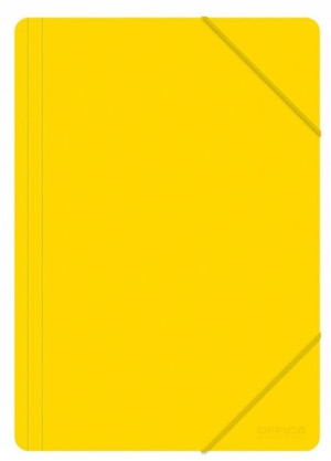 Teczka z gumką PP OFFICE PRODUCTS żółta