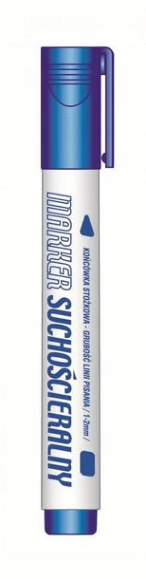 Marker do tablic TETIS niebieski okr.