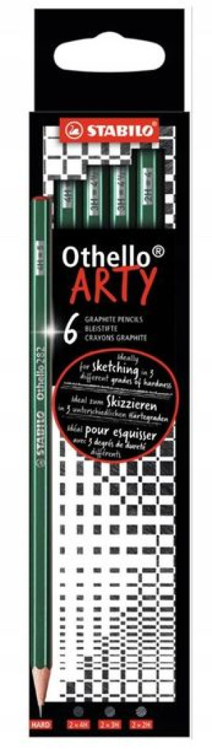Ołówek STABILO OTHELLO ARTY HARD 6szt.