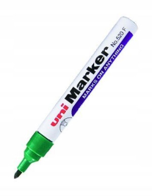 Marker permanentny UNI NO-520 zielony okr.