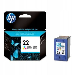 Tusz Do HP DeskJet 22 Drukarki Kolorowy Oryginalny