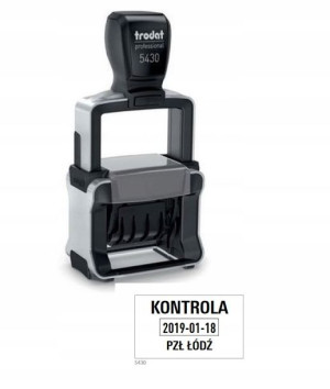 Pieczątka z datownikiem TRODAT 5430 ISO